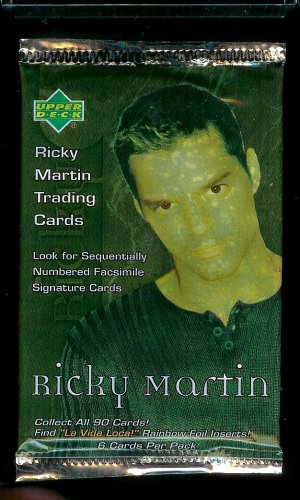 Upper Deck Ricky Martin Trading Cards Pack – 6 cards per pack
