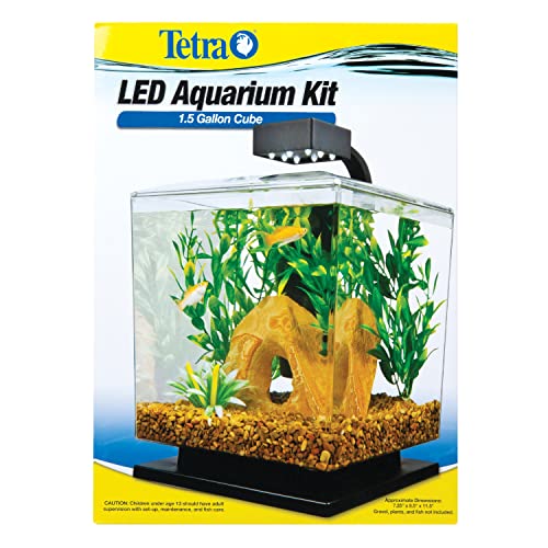 Tetra 29137 Water Wonder Aquarium Kit, Black, 1.5 Gallons