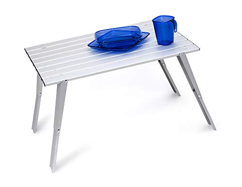 GSI Outdoors Aluminum Macro Table is Collapsible and Lightweight for Traveling and Car Camping