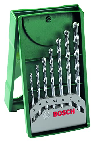 Bosch 2607019581 Masonry Drill”Mini-x-Line” 7 Pcs