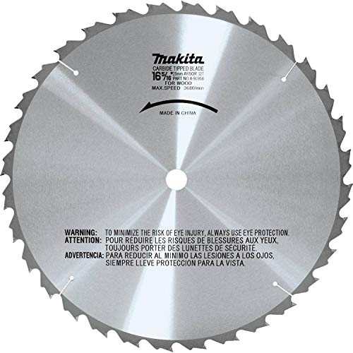 Makita A-90956 16-5/16-Inch 32 Tooth Carbide Saw Blade with 1-Inch Arbor, Silver