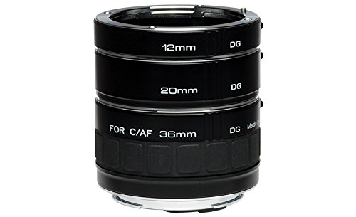 Kenko Auto Extension Tube Set DG 12mm, 20mm, and 36mm Tubes for Nikon AF Digital and Film Cameras – AEXRUBEDGN