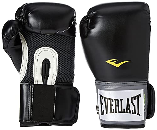 Everlast 1200014 Pro Style Training Gloves (Black, 14 oz.)