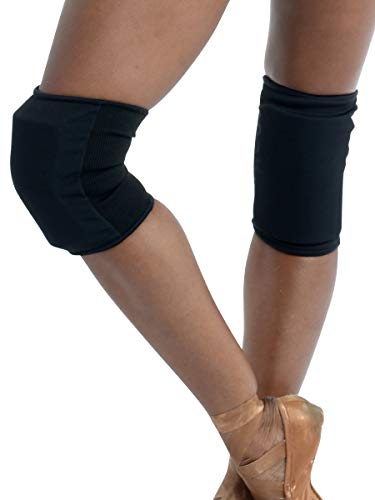 Adult Knee Pads for Dancers, Medium, Black