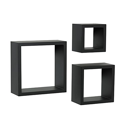 Knape & Vogt Vogt 240-Bk Shadow Box Decorative Shelf Kit 5, Black