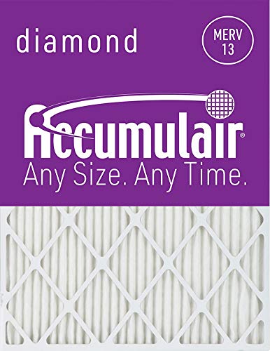 Accumulair Diamond 17x17x1 (Actual Size) MERV 13 Air Filter/Furnace Filters (4 pack)