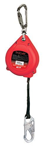 Miller by Honeywell Falcon 20-Foot Self-Retracting Web Lifeline with Swivel/Carabiner & Snap Hook (MP20P-Z7/20FT)