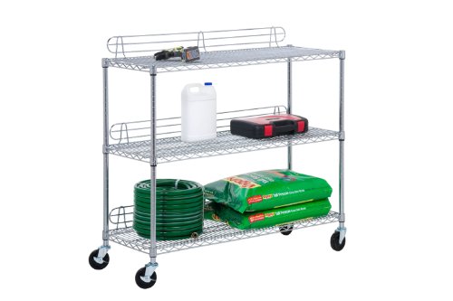Honey-Can-Do SHF-01450 6-Tier Chrome Urban Shelving Unit | The Storepaperoomates Retail Market - Fast Affordable Shopping