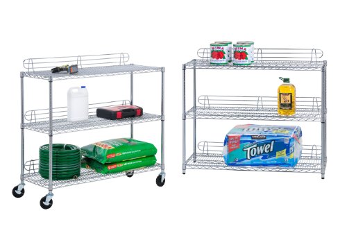 Honey-Can-Do SHF-01450 6-Tier Chrome Urban Shelving Unit | The Storepaperoomates Retail Market - Fast Affordable Shopping