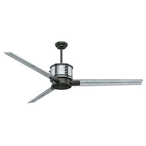 Casablanca Indoor Ceiling Fan, with wall control – Duluth 72 inch, Black, 59193