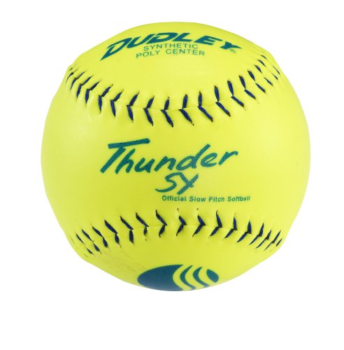 DUDLEY 11″ USSSA Thunder SY Slowpitch Classic W Stamp Softball – 12 Pack