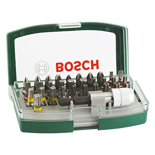Bosch 2607017063 Screwdriver Bit Set with Colour Coding 32 Pcs