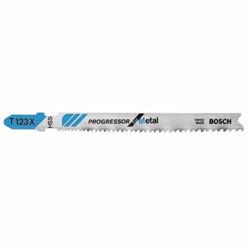 SEPTLS114T123X – Bosch Tool Corporation Bosch Power Tools Progressor Series T123X Jigsaw Blade for Metal – T123X