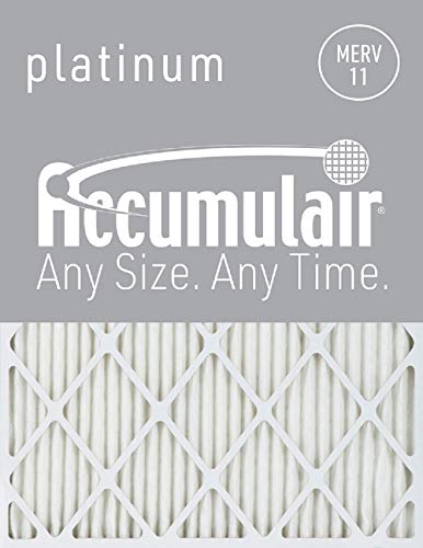 Accumulair Platinum 16x25x1 (15.75×24.75) MERV 11 Air Filter/Furnace Filters (4 pack)
