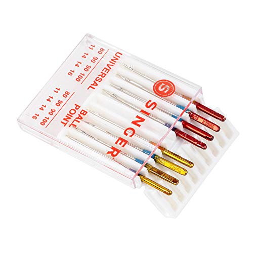 SINGER 04800 Universal Regular Point and Ball Point Sewing Machine Needle, Assorted Sizes, 8-Count | The Storepaperoomates Retail Market - Fast Affordable Shopping
