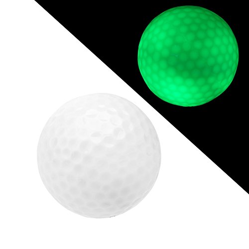 Night Flyer Golf Light Up High Visibility LED Golf Ball, Green (DNG010)