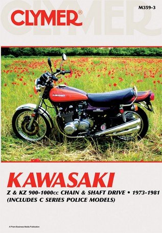Clymer Repair Manual for Kawasaki Z KZ-900/1000 73-81