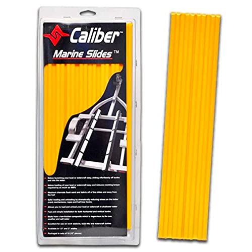 Caliber Marine Trailer Bunk Slides 23013, 3 x 15 inch, 10-Pack Yellow