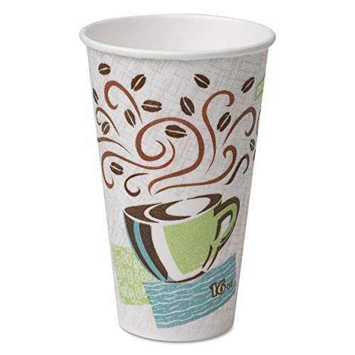Dixie 5356Cd Hot Cups, Paper, 16Oz, Coffee Dreams Design, 50/Pack (Dxe5356cd)