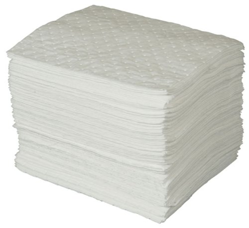 Brady SPC BPO100 15″ x 17″ Heavy Weight Economical Oil Only Absorbent Pads – 100 ct