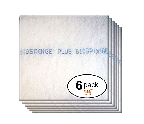 23 x 23 BioSponge plus air filter refill (6 pack) One year supply