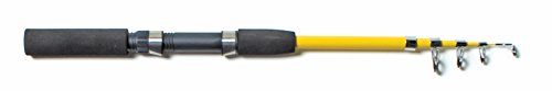 Eagle Claw Pack-It Telescopic Spinning Rod, Yellow, 5-Feet 6-Inch