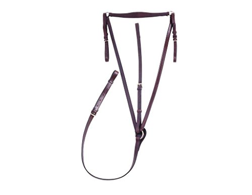 SilverFox Standing Breastplate Martingale Brown