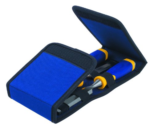 IRWIN Marples Chisel Set with Wallet, 3-Piece (1768781) , Blue