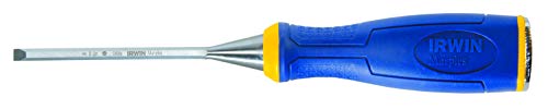IRWIN Tools Marples Construction Chisel, 1/4-inch (1768772) Blue