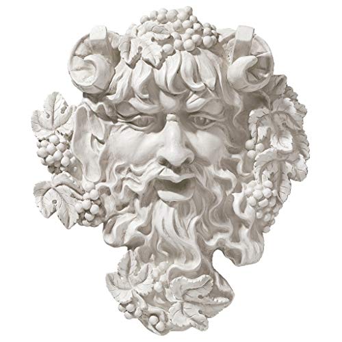 Design Toscano Bacchus, God of Wine Greenman Wall Sculpture: Medium