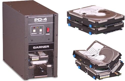 PD-4 Hard Drive Physical Destroyer | NSA/CSS EPL-Listed | Garner Products