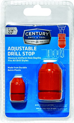 Century Drill & Tool 73512 Adjustable Drill Stop Collar, 2 Pack