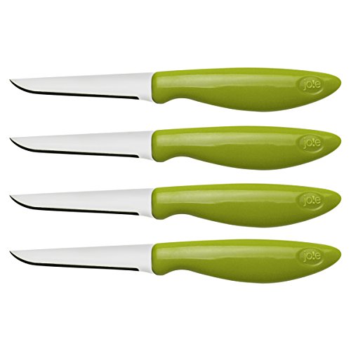 Joie 26028 Stainless Steel Flexible Paring/Garnishing Knives (Set Of 4) Colors Vary