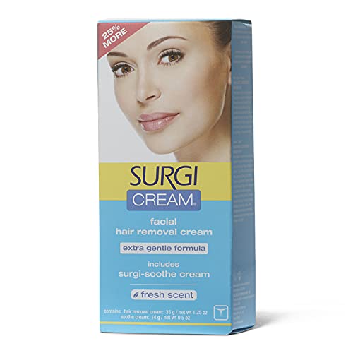 Ardell Surgi Professional Hair Remover Cream for Face Fresh Scent, 1.75 Ounce