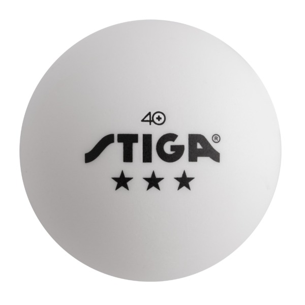 STIGA Tournament-Quality 3-Star Ping Pong Balls – Official Size and 40mm Weight – Ultimate Durability and High-Performance Table Tennis Balls – 6 Pack (White) – for Indoor/Outdoor Ping Pong Table