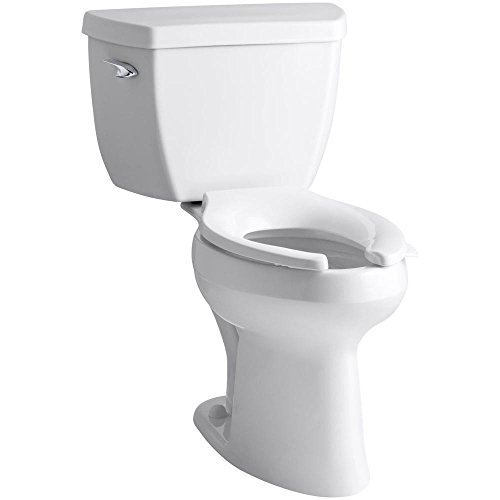 Kohler K-3493-T-0 Highline Two Piece Toilet, White