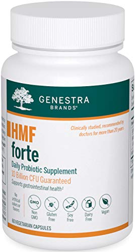 Genestra Brands – HMF Forte Probiotic Supplement – Four Strains of Probiotics to Promote GI Health – 60 Capsules