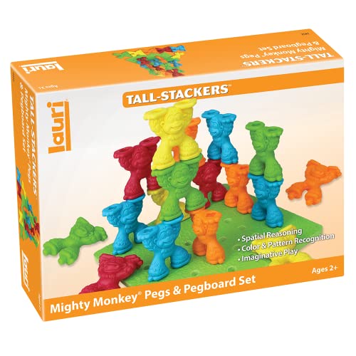 Lauri Tall-Stackers – Mighty Monkey Pegs & Pegboard Set
