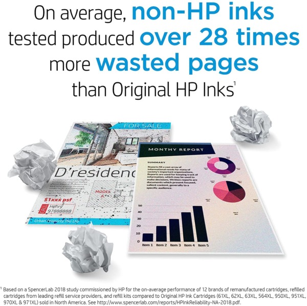 HP 61 Tri-color Ink | Works with DeskJet 1000, 1010, 1050, 1510, 2050, 2510, 2540, 3000, 3050, 3510; ENVY 4500, 5530; OfficeJet 2620, 4630 Series | Eligible for Instant Ink | CH562WN