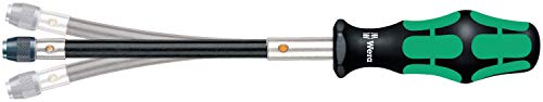 Wera 5028160001 Kraftform 392 Hexagon Flexible Shaft Bitholding Screwdriver, 1/4″ Head, 177mm Blade Length, MULTI