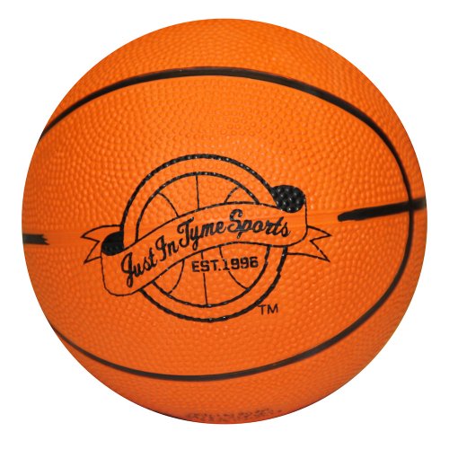 JustInTymeSports 5″ Mini Pro Rubber Basketball