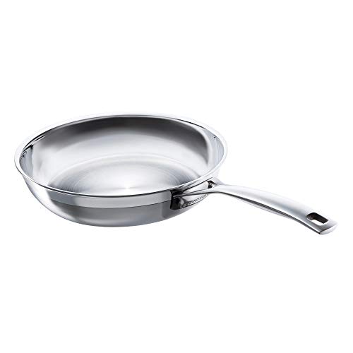 Le Creuset 2400-24 Tri-Ply Stainless Steel Fry Pan, 9-1/2-Inch