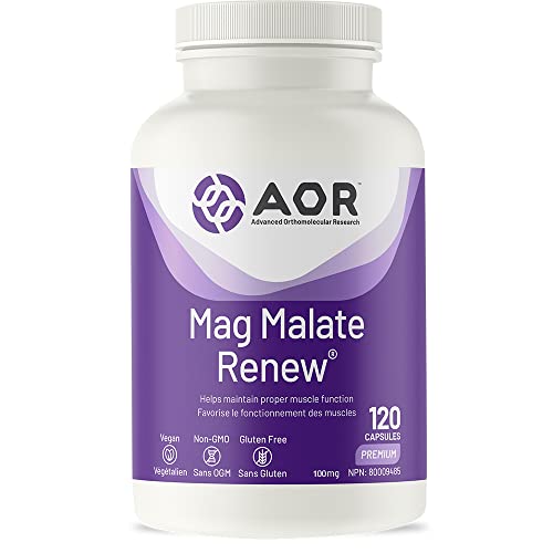 AOR Magnesium Malate Renew, 120 CT