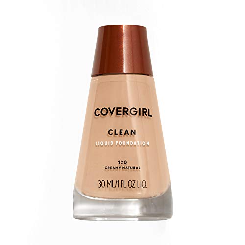 COVERGIRL Clean Makeup Foundation Creamy Natural 120, 1 oz (packaging may vary)