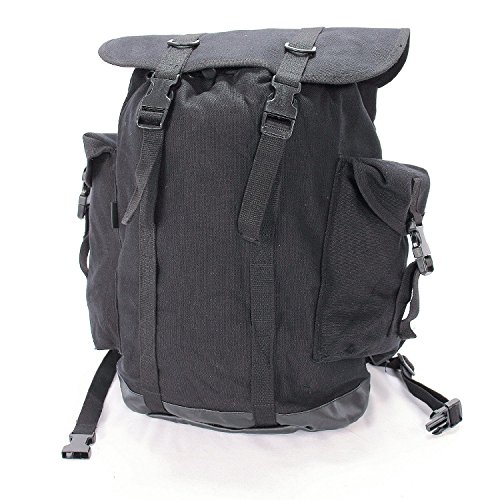 Mil-Tec Outdoor Bag (Black, 25 Liter Rucksack)