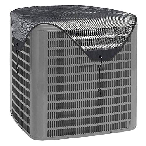Air Conditioner Leaf Guard – Keeps Out Leaves, Cottonwood and Debris –36X36 – BLACK