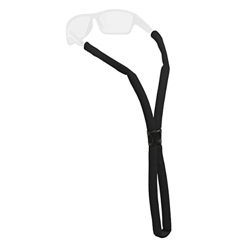 Chums Glassfloats Eyewear Retainer – Floating Sunglasses Holder Sport Glasses Strap (Black), One Size (12131100)