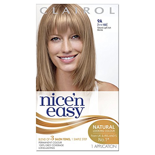 Clairol Nice ‘n Easy Permanent Hair Color, [9A] Light Ash Blonde 1 ea