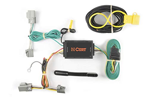 CURT 56093 Vehicle-Side Custom 4-Pin Trailer Wiring Harness, Fits Select Ford Taurus, Explorer, Lincoln MKS