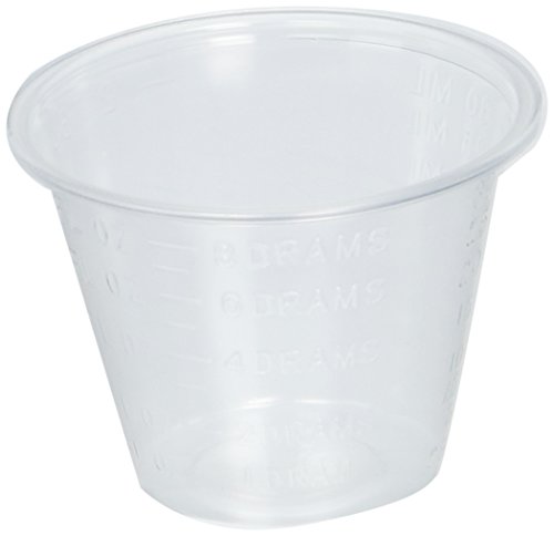 1 Oz. Plastic Medicine Cups Medline 1fl. Oz. Polypropylene Plastic Medicine Cups, Sleeve of 100